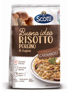Ризотто Riso Scotti Risotto Porcino с белыми грибами, 210г