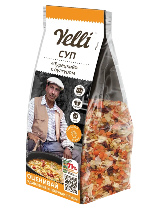Суп Yelli Турецкий с булгуром, 250г