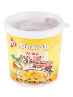 Паста Aroy-D Карри желтая, 400г