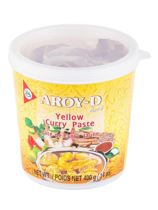 Паста Aroy-D Карри желтая, 400г
