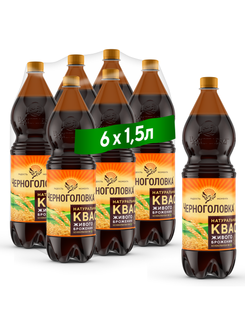 Квас Черноголовка 1.5л