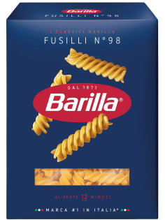 Макаронные изделия Barilla Фузилли №98 из твердых сортов пшеницы, 450г