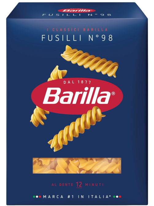 Макаронные изделия Barilla Фузилли №98 из твердых сортов пшеницы, 450г