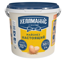 Майонез Хеллманн’С Настоящий 78%, 5л