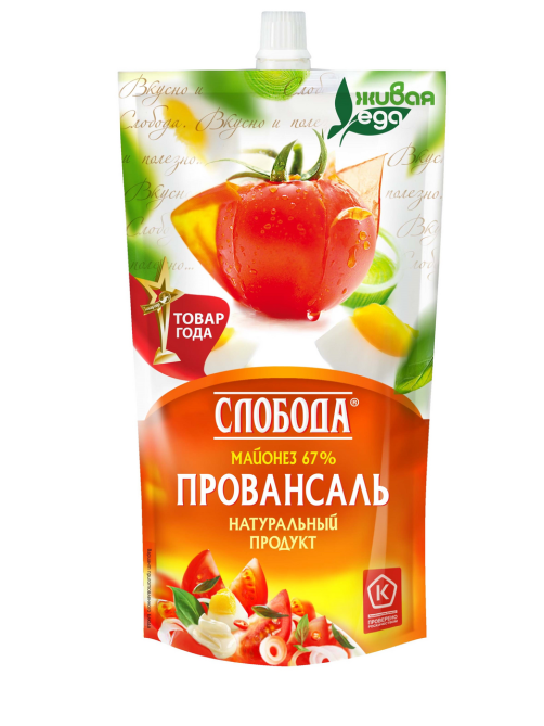 Майонез Слобода Провансаль 67%, 400мл