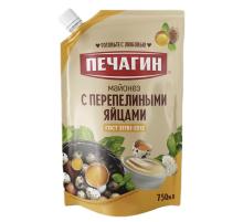 Майонез Печагин с перепелиными яйцами 50%, 750мл