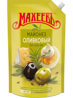 Майонез Махеевъ Оливковый 50.5%, 770г