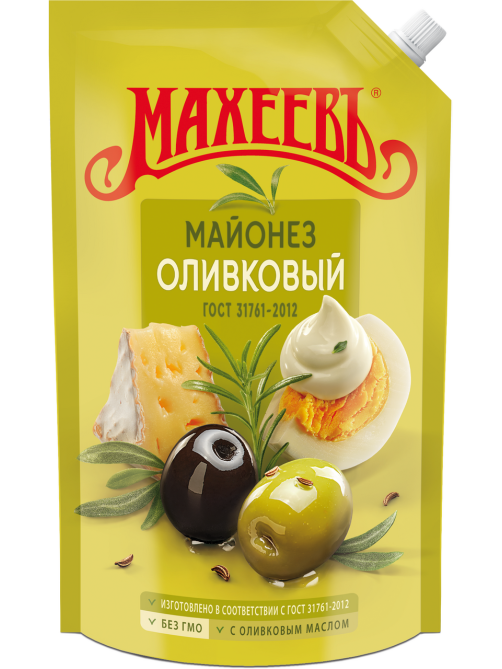 Майонез Махеевъ Оливковый 50.5%, 770г