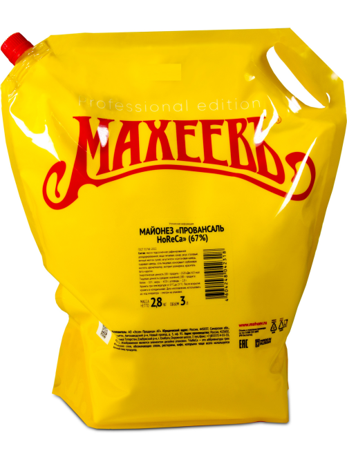 Майонез Махеевъ Провансаль Horeca 67%, 2.8кг