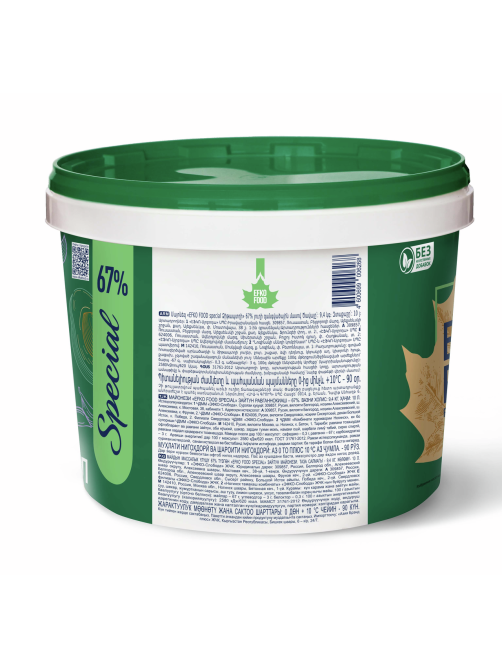 Майонез Efko Food Special оливковый настоящий ГОСТ 67%, 10л