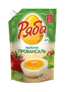 Майонез Ряба Провансаль 67%, 670мл