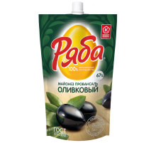 Майонез Ряба Провансаль оливковый ГОСТ 67%, 330г