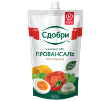 Майонез Сдобри Провансаль ГОСТ 67%, 350г