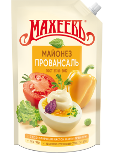 Майонез Махеевъ Провансаль ГОСТ 50.5%, 770г