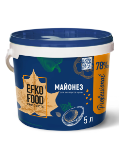 Майонез Efko Food Professional провансаль 78%, 5л