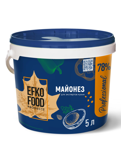 Майонез Efko Food Professional провансаль 78%, 5л