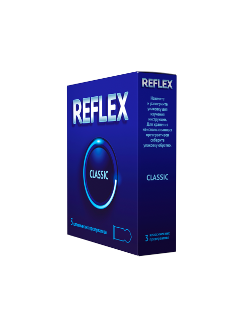 Презервативы Reflex Classic натуральный латекс, 3шт