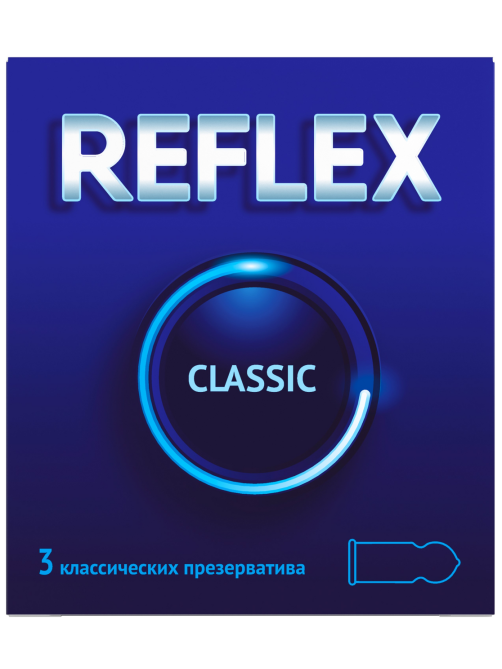 Презервативы Reflex Classic натуральный латекс, 3шт