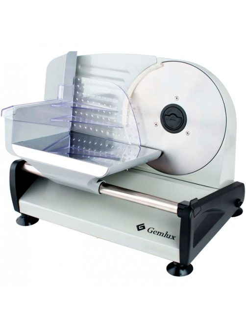 Слайсер Gemlux GL-MS-190 с регулировкой толщины и держателем для продуктов, 4.6кг