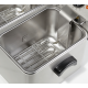 METRO PROFESSIONAL Фритюрница двойная GDF 3024, 4 + 4л