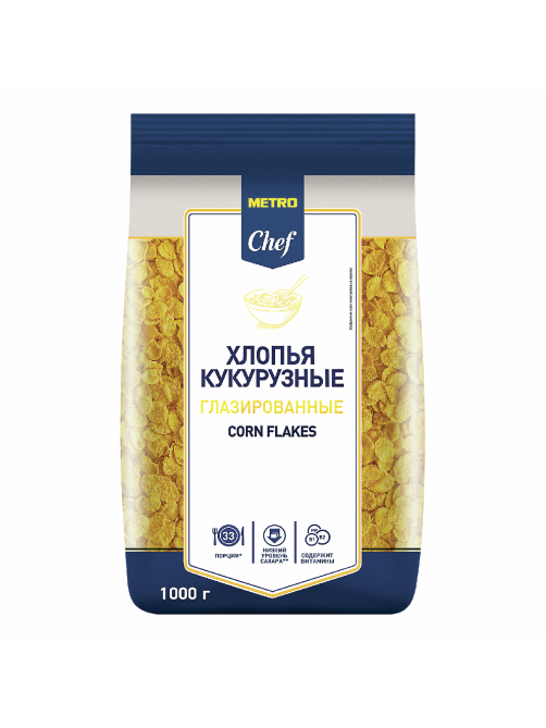 METRO Chef Готовый завтрак Хлопья кукурузные глазированные, 1кг