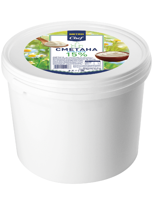METRO Chef Сметана 15%, 5кг