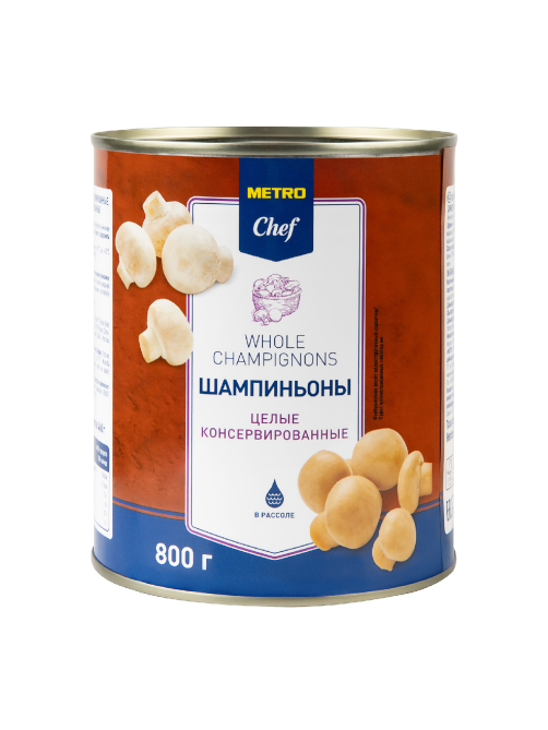 METRO Chef Грибы шампиньоны, 850мл
