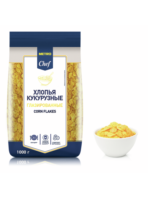 METRO Chef Готовый завтрак Хлопья кукурузные глазированные, 1кг