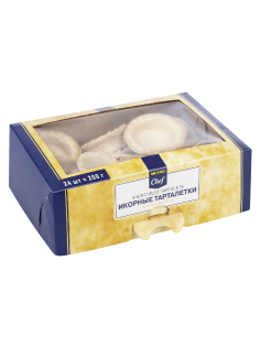 METRO Chef Тарталетки икорные песочные 24шт, 200г