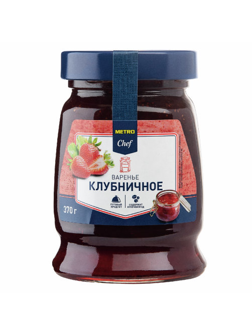 METRO Chef Варенье домашнее десертное клубника, 370г
