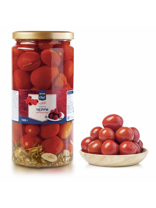 METRO Chef Томаты черри маринованные, 1.5л