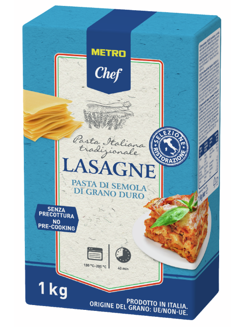 METRO Chef Макароны лазанья Lasagne, 1кг