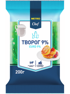 METRO Chef Творог 9%, 200г