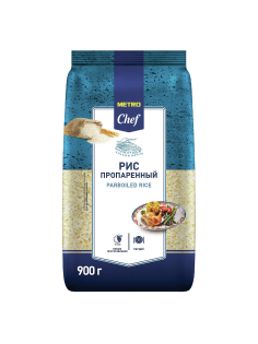METRO Chef Крупа рис пропаренный, 900г