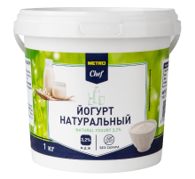 METRO Chef Йогурт натуральный классический 3.2%, 1кг