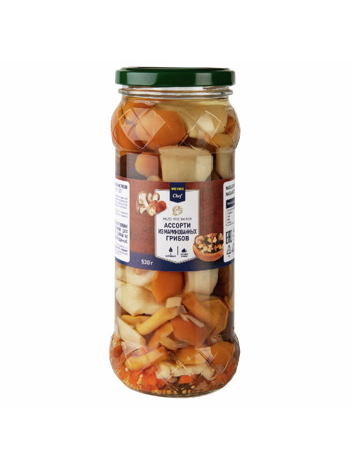 METRO Chef Ассорти грибное маринованное, 530г