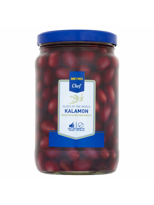 METRO Chef Оливки черные Каламон с косточкой, 1.7л