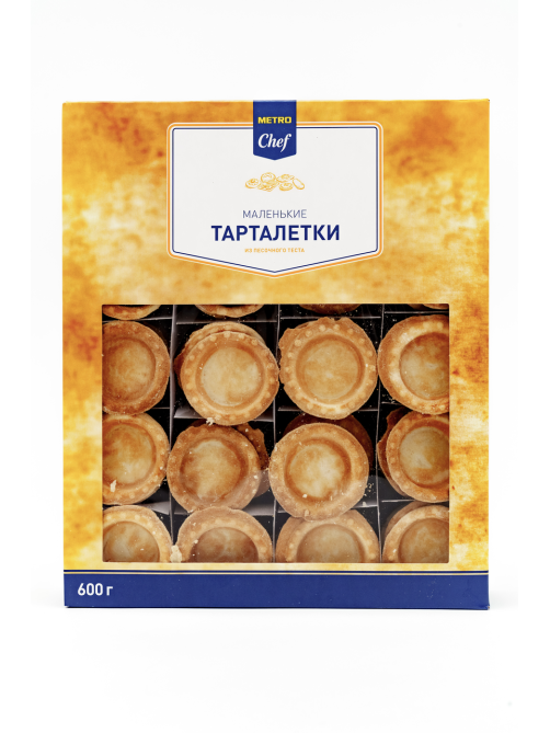 METRO Chef Тарталетки икорные маленькие песочные 80шт, 600г