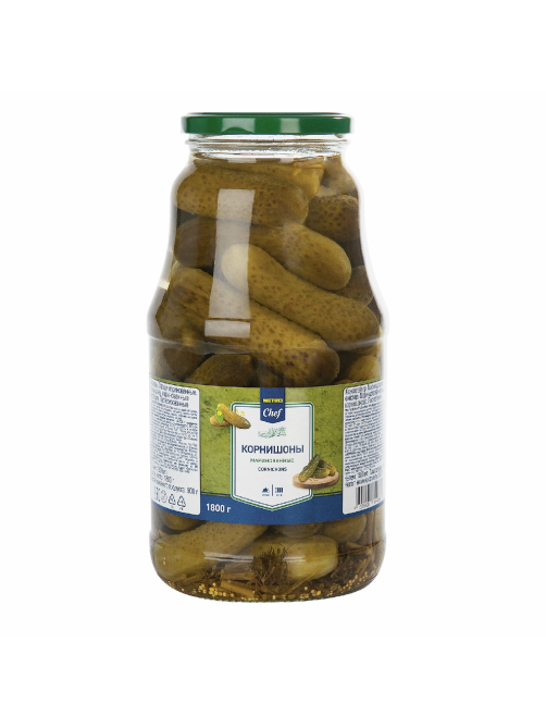 METRO Chef Огурцы маринованные корнишоны, 1.8кг