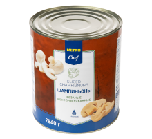 METRO Chef Грибы шампиньоны резаные, 2.84кг