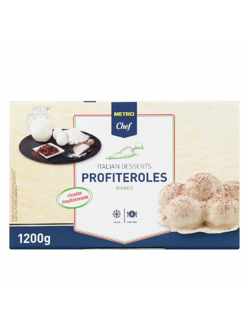 METRO Chef Профитроли Латте замороженные 8 порций, 1.2кг