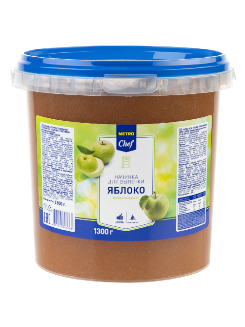 METRO Chef Начинка для выпечки яблоко, 1.3кг