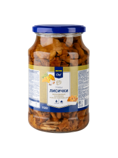 METRO Chef Грибы лисички маринованные, 930г