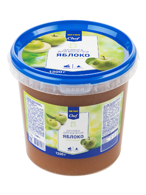 METRO Chef Начинка для выпечки яблоко, 1.3кг