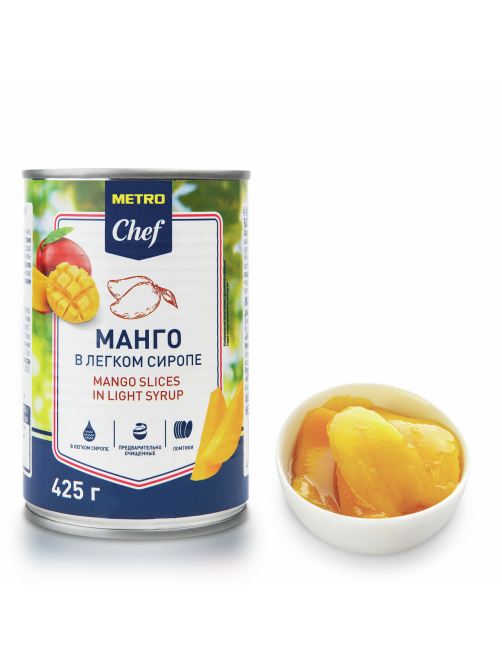 METRO Chef Манго в легком сиропе, 425мл