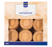 METRO Chef Тарталетки салатные большие песочные 27шт, 560г