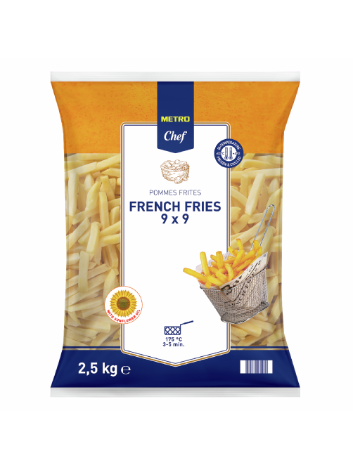 METRO Chef Картофель фри 9мм замороженный, 2.5кг