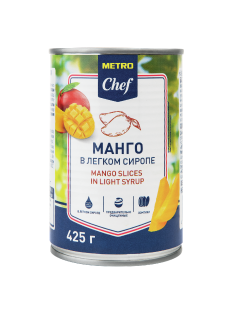 METRO Chef Манго в легком сиропе, 425мл
