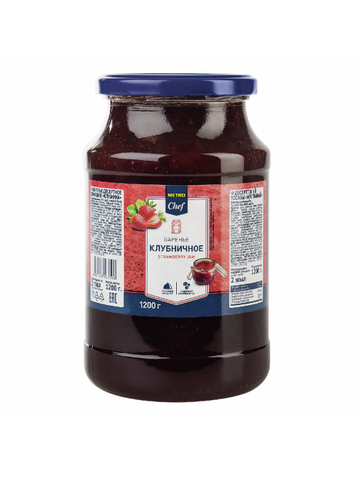 METRO Chef Варенье Домашний десерт клубника, 1.2кг