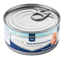 METRO Chef Тунец полосатый кусочки в оливковом масле, 185г